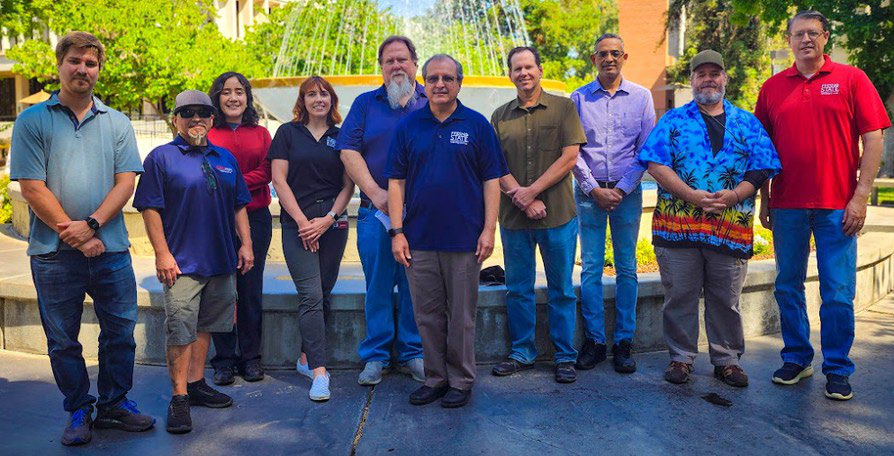 Infrastructure Services team photo and data tables