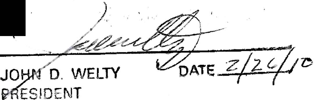 Table excerpt showing Category II and Category III examples