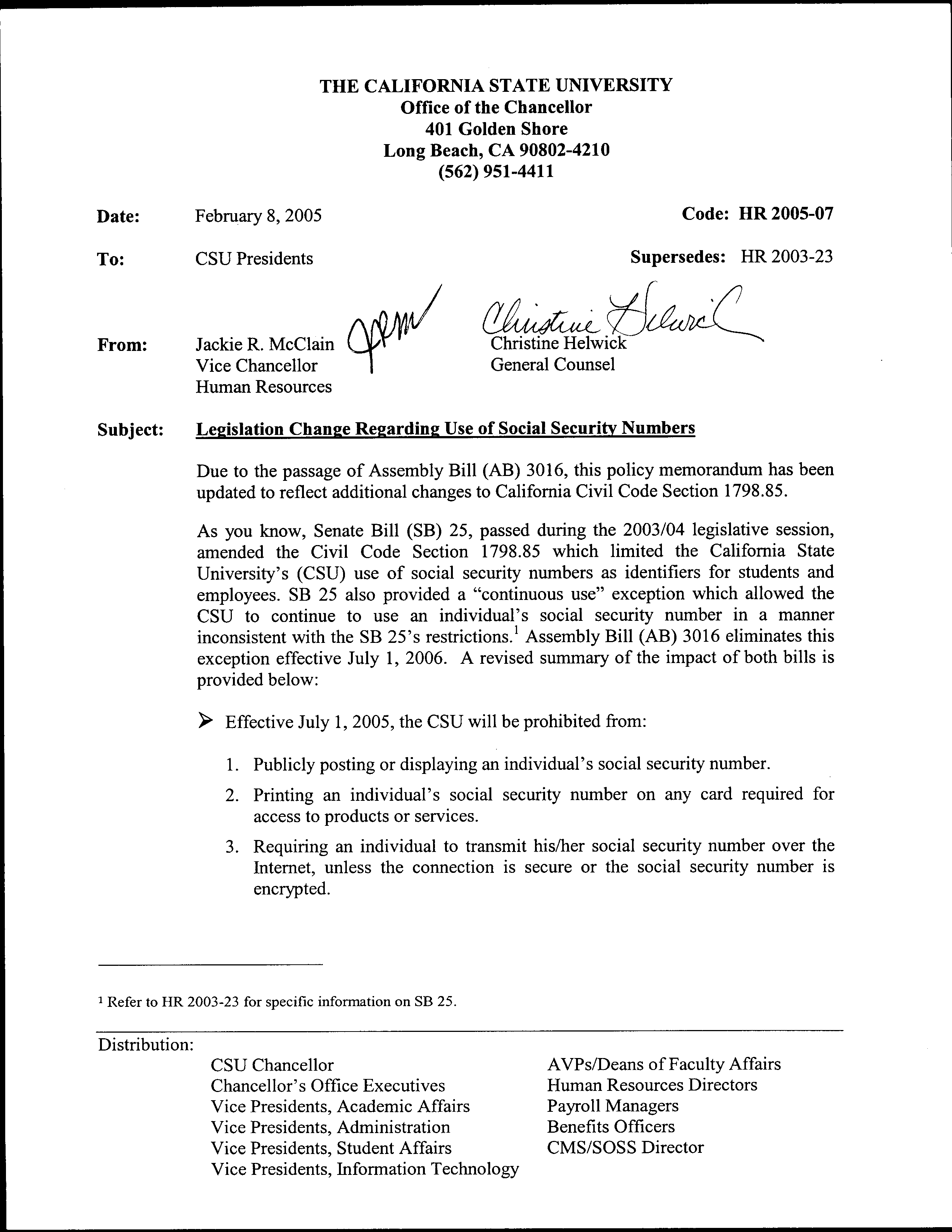 Page image showing the original memo letterhead, signatures, and distribution list
