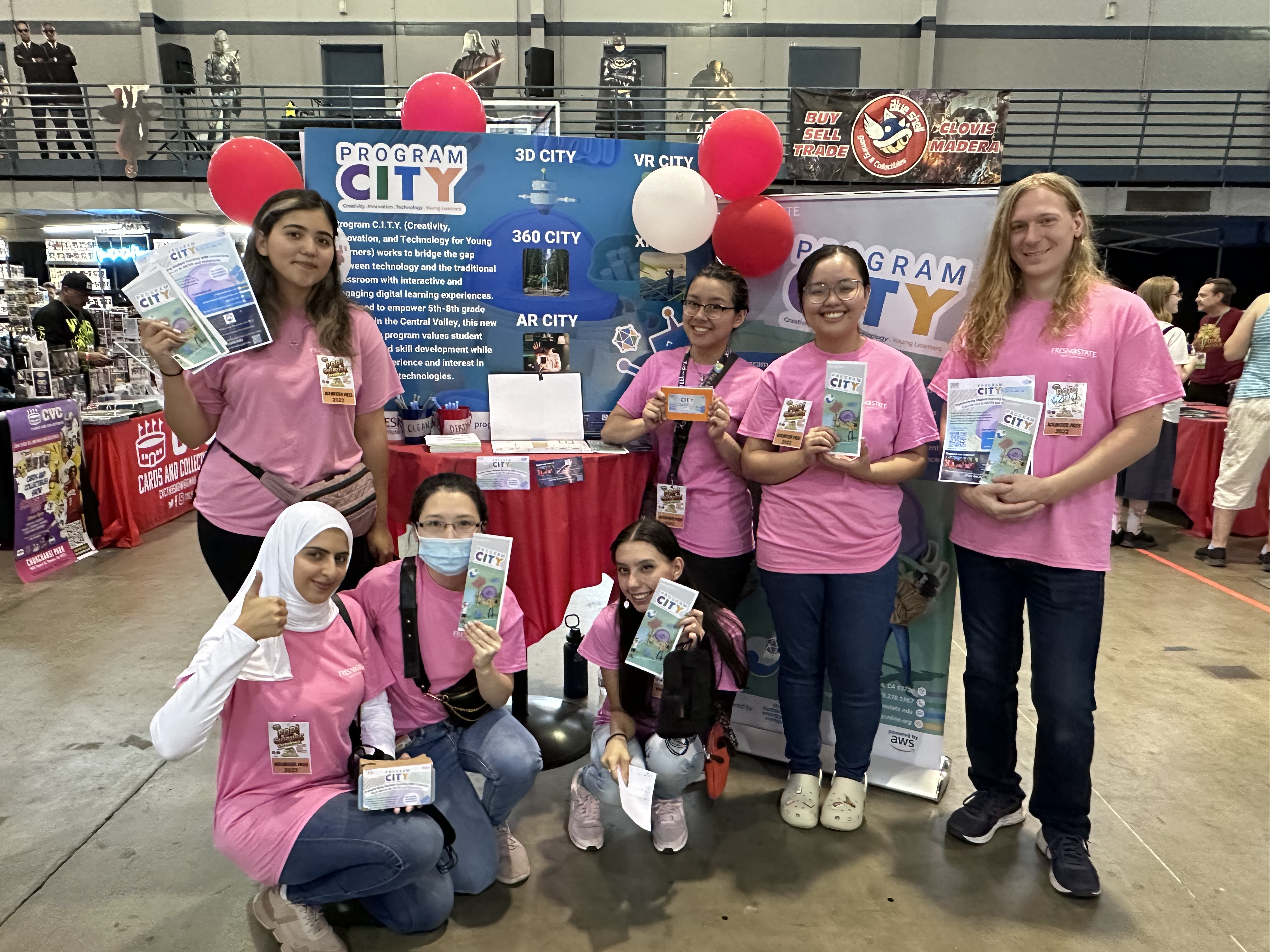 program city group with table event at big fresno fair