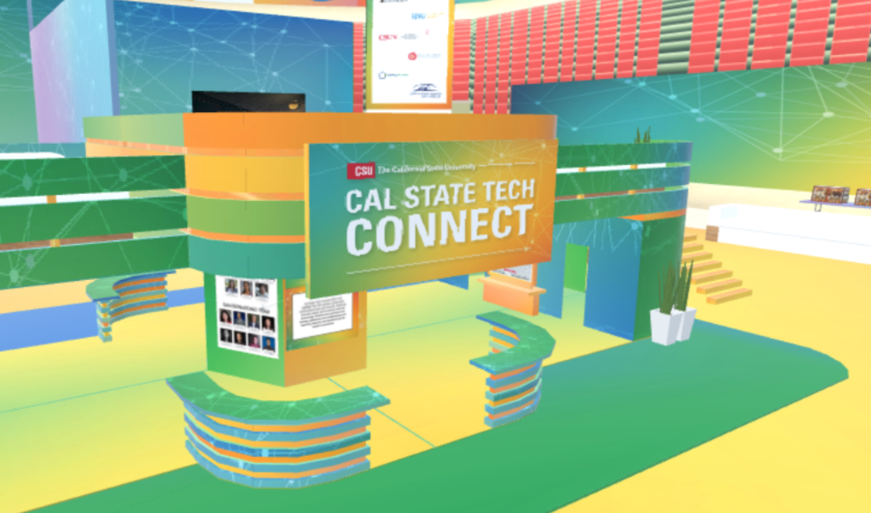 screenshot of cal state tech connect lobby